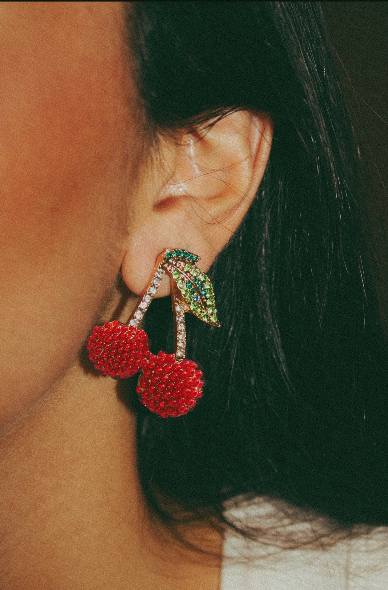 Boucles d’oreilles Cherry Red