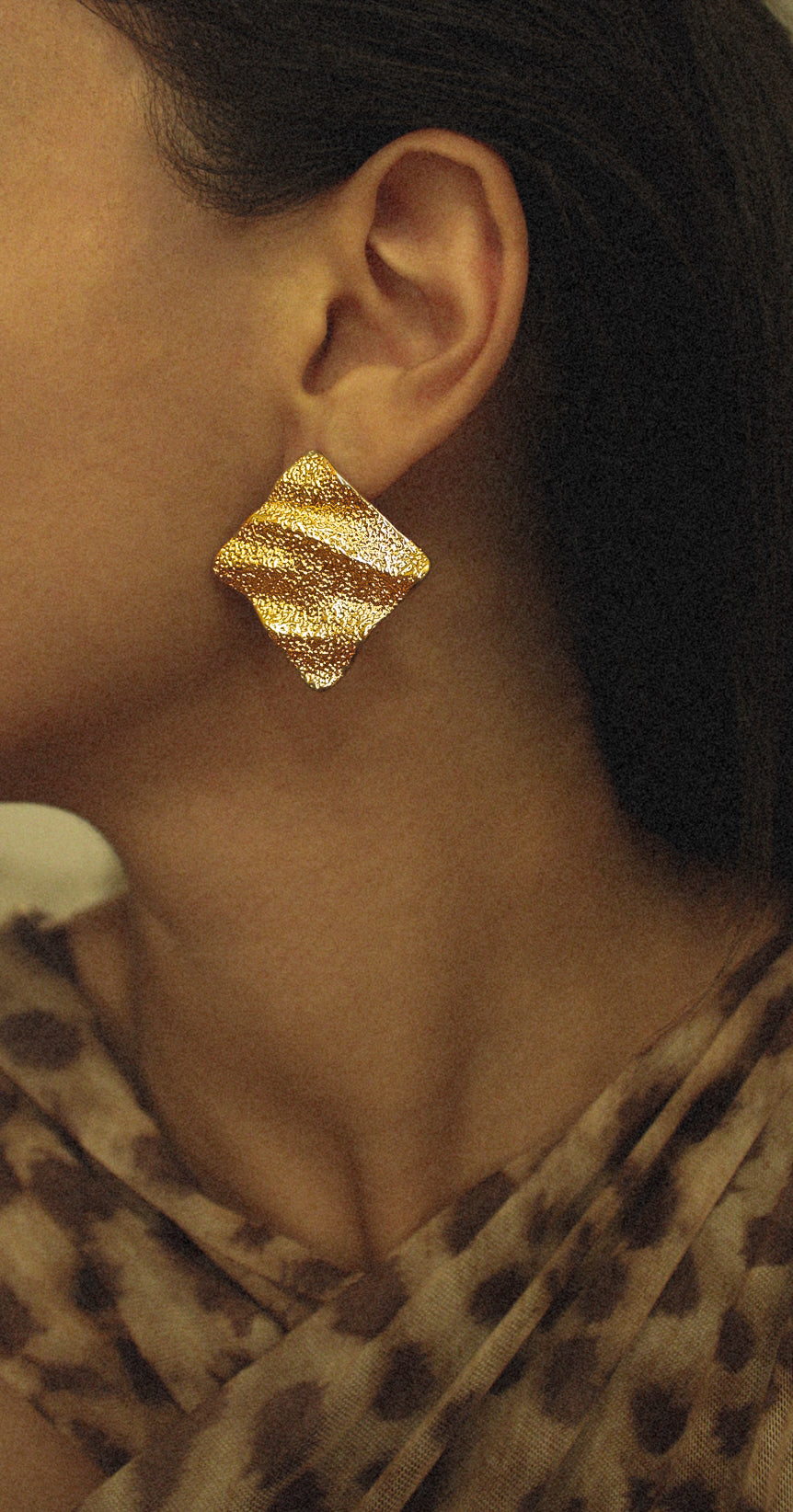 Boucles D’oreilles Golden Sand